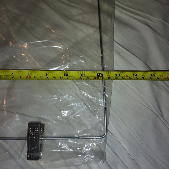 NWTs Set of 2 Wooden Hangers/Medal W/Clips Very Large. See Picture For Size* - Picture 7 of 7